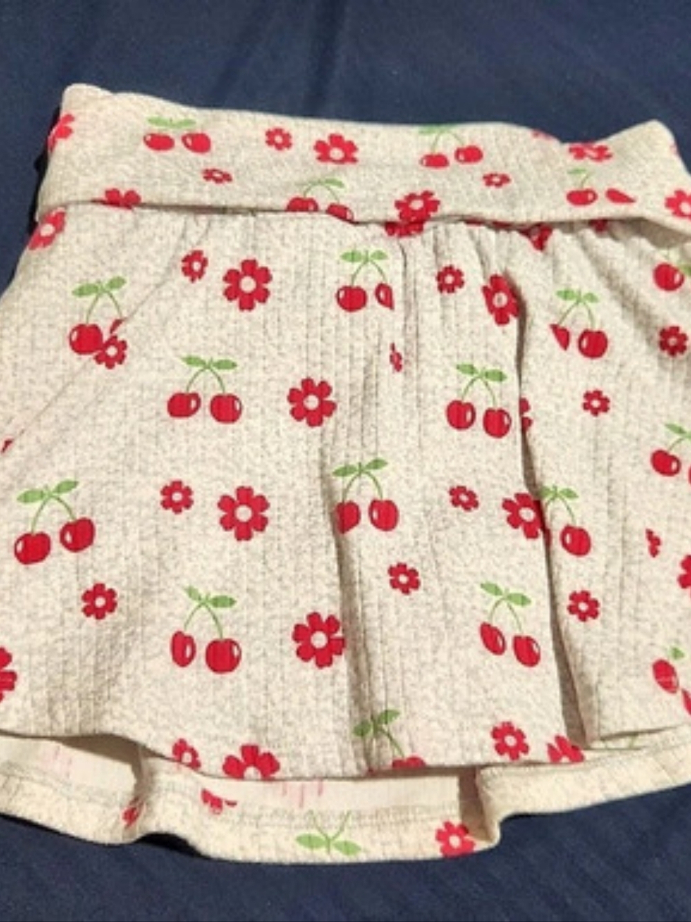 Cherry Floral Skirt
